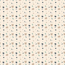Abstract Playful Patterns, Kids Wallpaper for Rooms, Cream