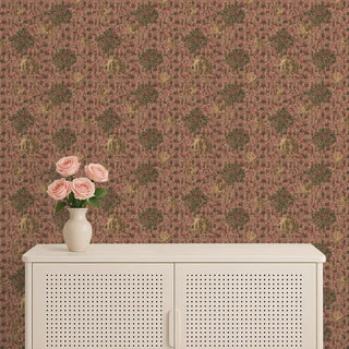 Majestica European Wallpaper Roll in Dusty Pink