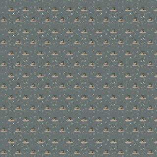 Shop Malhar Indian Wallpaper Roll in Dusty Blue Color By Lifencolors