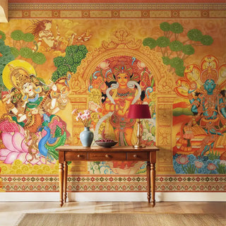 Mandala Katha, Kerala Wall Mural wallpaper