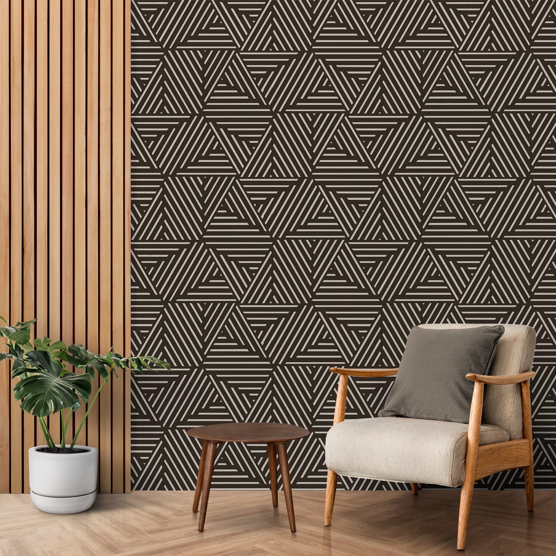 Buy Mirage Abstract and Geometric Theme Modern Room Wallpaper by Life n Colors