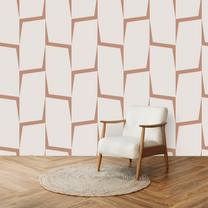 Terra Twists Abstract Modern Wallpaper by Life n Colors