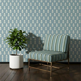 Mogra Floral Design Wallpaper Roll Living Room 