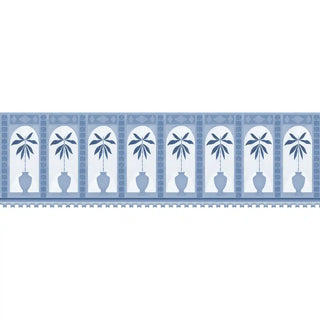 Monsoon Arches Border Wallpaper: Seamless strip showing the full repeating decorative pattern.