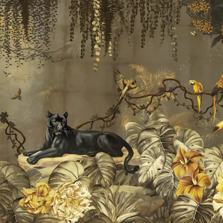 Nature‚Äôs Kaleidoscope Nature Theme Customised Wallpaper Olive Green Buy Now