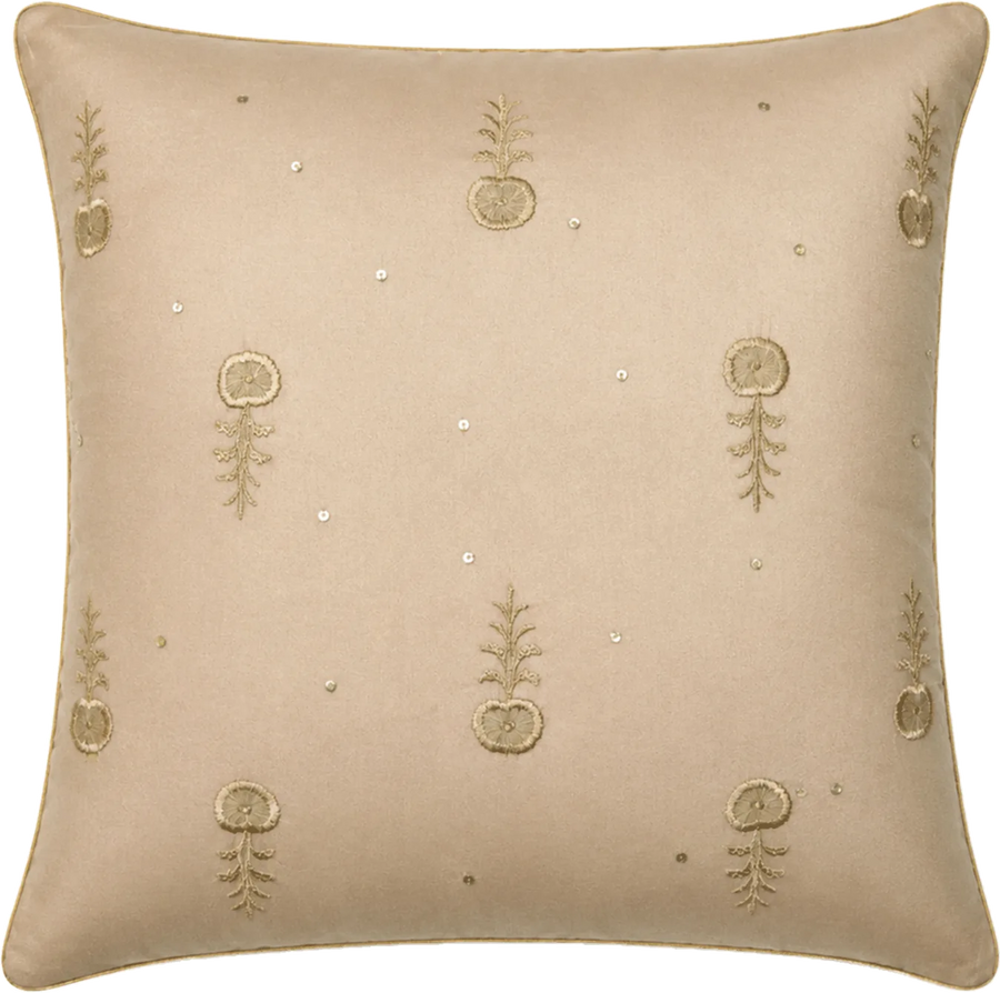 Hiranya Luxury Silk Embroidered Cushion Cover