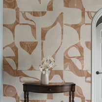 Petal Mosaic Abstract Customised Wallpaper for Rooms Foyer Area 