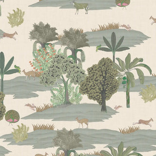 Ranthambore Indian Wallpaper Roll in Cream Color Buy Now