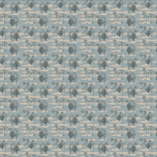 Shop Ranthambore Indian Wallpaper Roll in Light Blue Color By Lifencolors