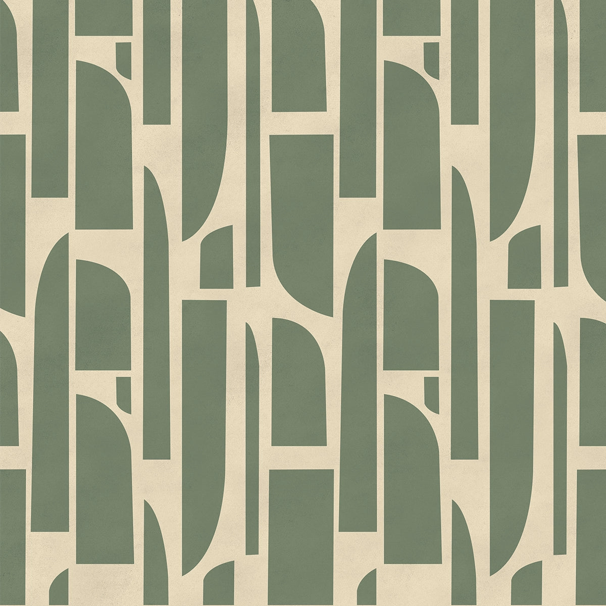 Pattern Rhythms Abstract Theme Modern Room Wallpaper, Green Color