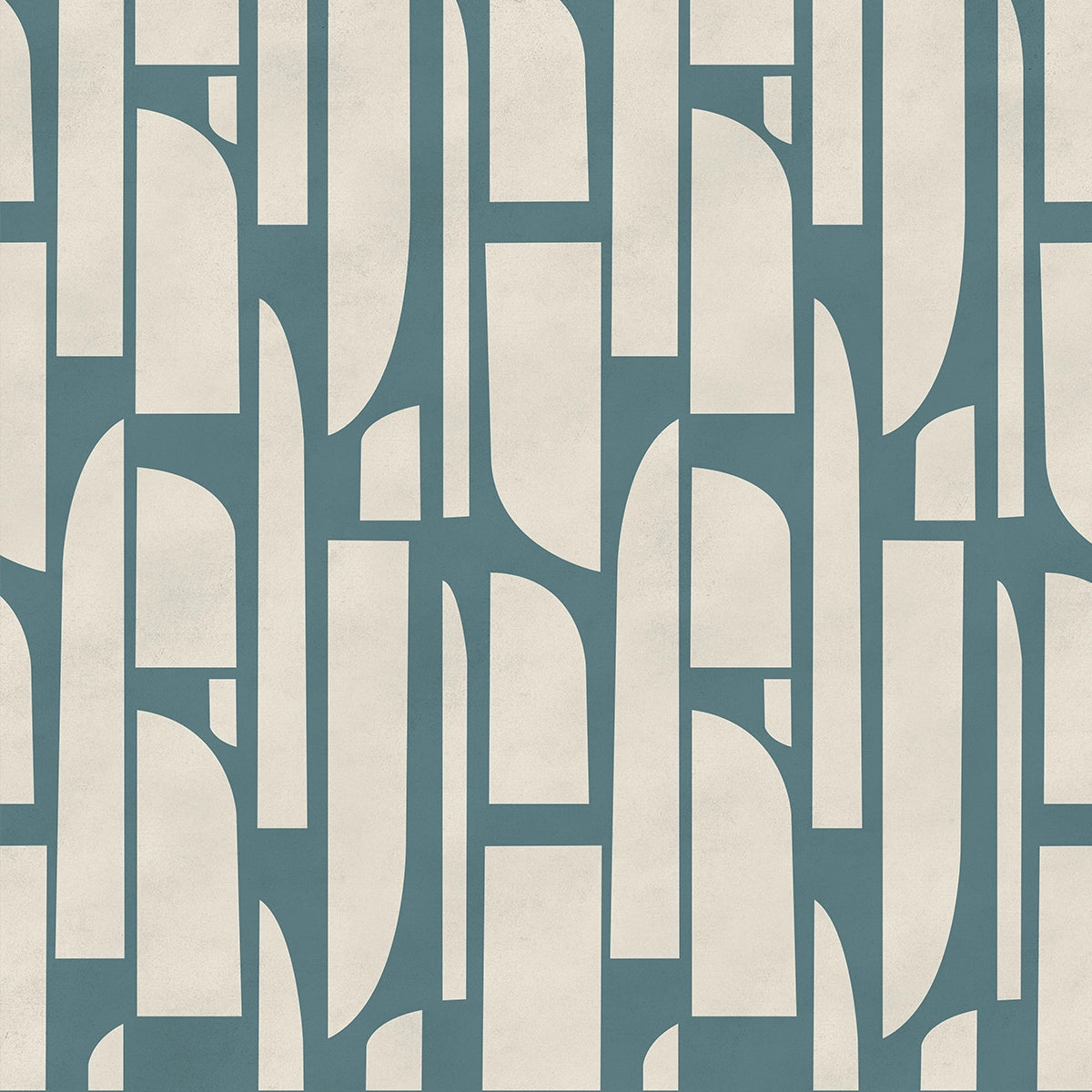 Rhythms Abstract Theme Modern Room Wallpaper, Teal Color by Life n Colors