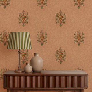 Sahira European Vintage Theme Roll Wallpaper Living Room 