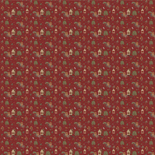 Shop Sair Indian Wallpaper Roll in Red Color By Lifencolors
