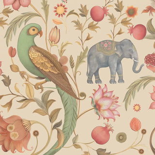 Sanjhi Indian Wallpaper Roll in Cream Color Buy Now