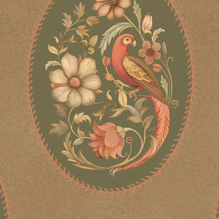 Saundarya Indian Wallpaper In Indian Brown Color Buy Now