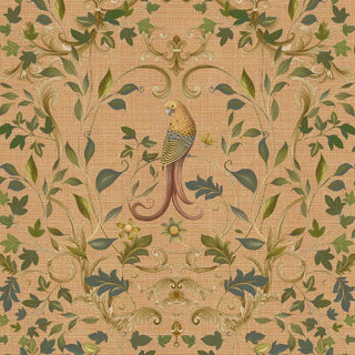 Shop Shakh European Baroque Design Wallpaper Roll in Beige Color By Lifencolors