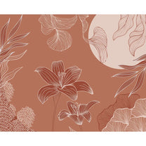 Shop Sienna Garden Abstract Customised Wallpaper for Rooms By Lifencolors 