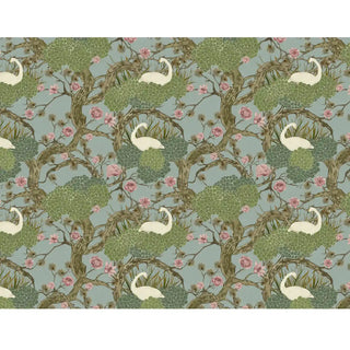 Shop Silk Route Oriental Style Room Wallpaper in Blue Color By Lifencolors