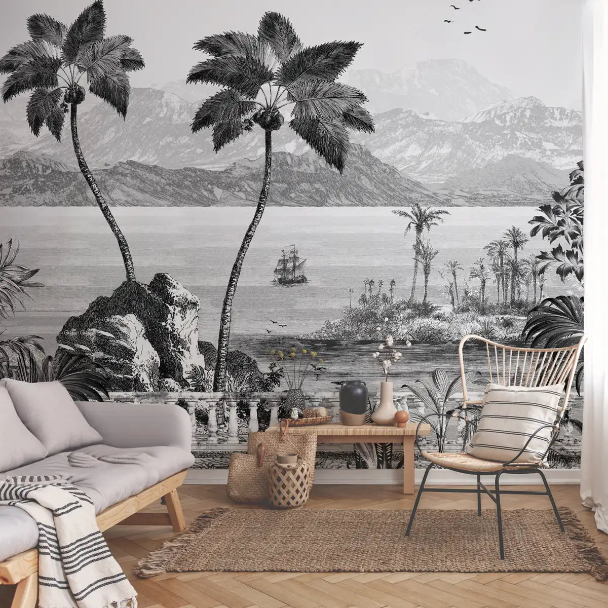 The Beach, Beautiful Wallpaper for Rooms Living Room
