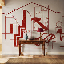 Timeless Structures Abstract Customised Wallpaper for Rooms