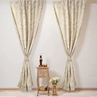 Echo Chinoiserie Readymade Curtain for Windows and Doors