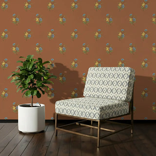 Vasant Floral Design Wallpaper Roll Living Room 