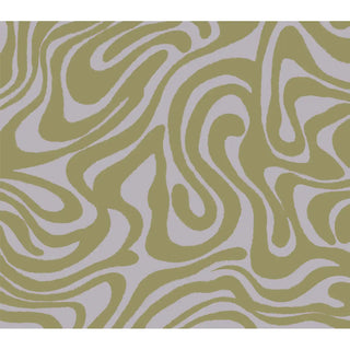 Shop Vibraze Abstract Fusion Design Wallpaper in Olive Green Color, Customised By Lifencolors 