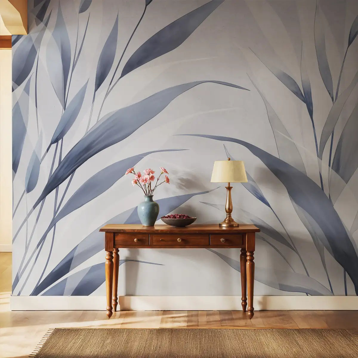 Whispering Blades Abstract Customised Wallpaper for Rooms