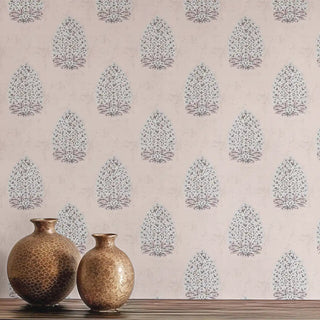 Buy Life n Colors Amaya pink Indian wallpaper design for bedroom and living rooms