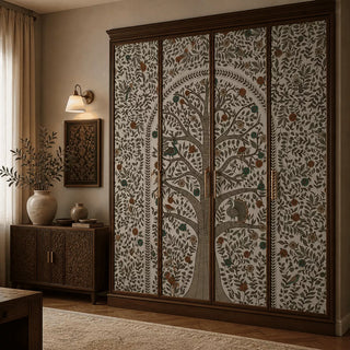 anant madhubani wardrobe wallpaper View-wardrobe