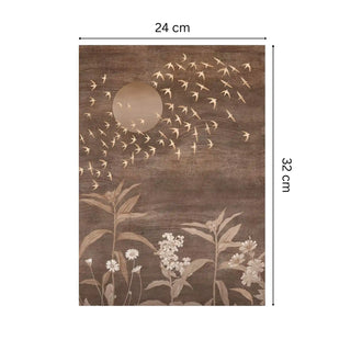 Arzoo Abstract Wall Art with displayed dimensions, highlighting its fit for modern interiors.