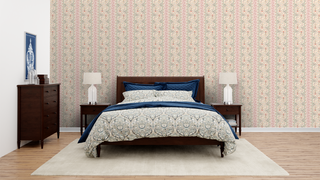 Naveli Wallpaper for Walls in Beige and pink Color Buy Online