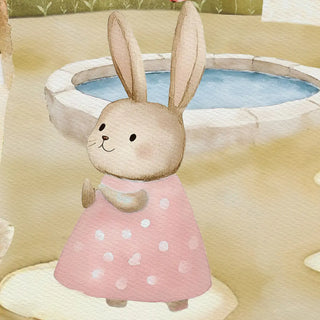 Pooja Room Wallpaper with Pink Sky Theme for Kids - Life n Colors

