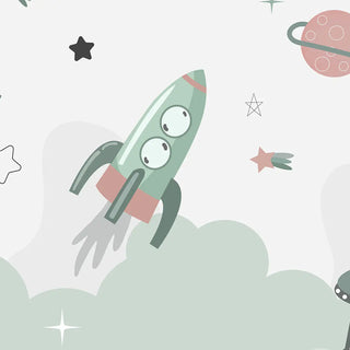 Pooja Room Wallpaper with Space Theme for Kids - Life n Colors

