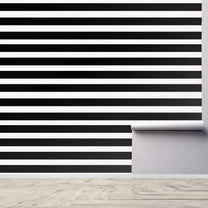 Black & White Stripes Wallpaper for Walls Rolls