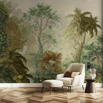 Mystic Canopy, Jungle Theme Wallpaper for Rooms