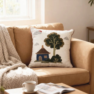 moodshot of celestial cushion cover by lifencolors