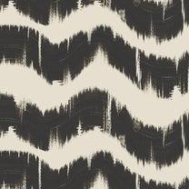 Closeup of Charcoal Waves Modern Abstract Wallpaper for Walls by Life n Colors