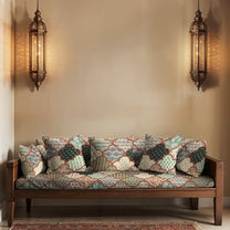 Chhap Sofa and Chairs Upholstery Fabric Indian Pattern By Lifencolors