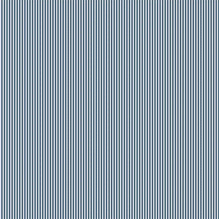 A close-up of the Classic Harmony Blue & White Stripe Wallpaper roll showing its clean, crisp stripe design.