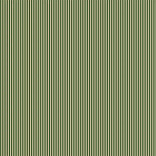 A close-up of the Classic Harmony Green & Green Stripe Wallpaper roll, showing its crisp dual-tone stripe design.