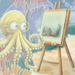 Shop Coral Cafe Underwater Theme Kids Room Customised Wallpaper By Lifencolors