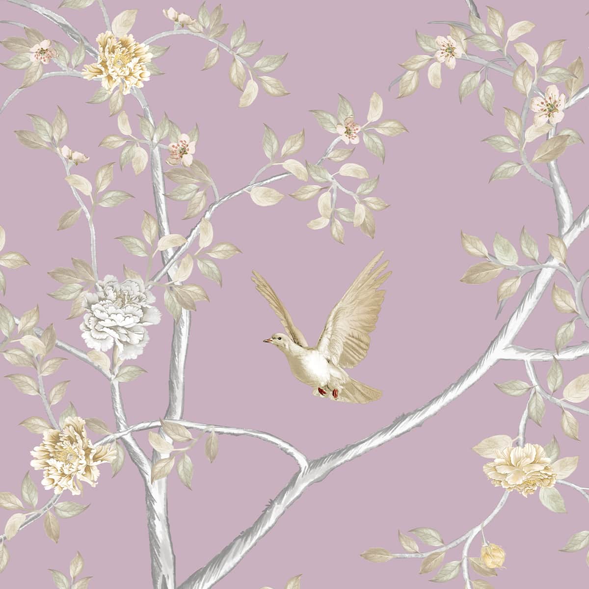 Phoolbagh, Beautiful Chinoiserie Wallpaper