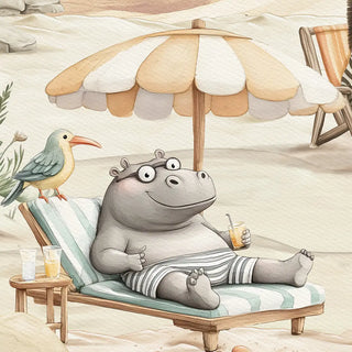 Customised Jungle Beach Bash Wallpaper for Walls - Life n Colors

