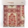 Nayab Curtain Unstitched Fabric Red