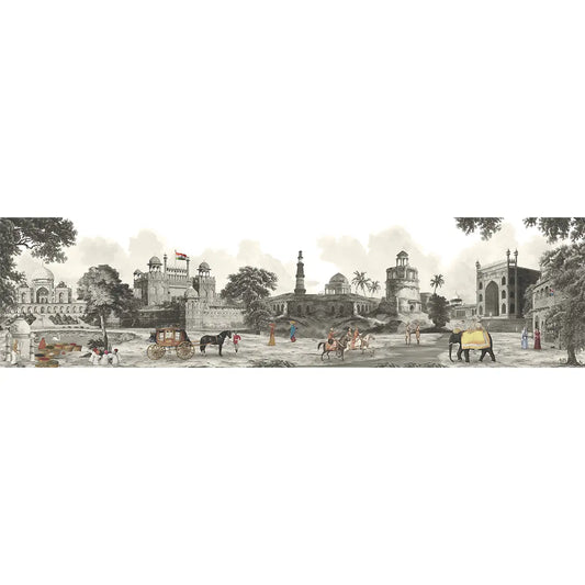 Dilli Chowk, Wallpaper in Suneherii Collection Buy Now 