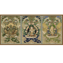 Tara Buddha wallpaper design Green and yellow Buy Now 