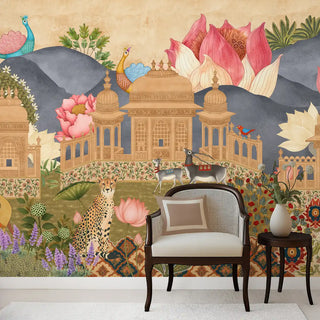 Indie Pop Indian Design Wallpaper for Wall | Life n Colors