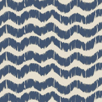 Indigo Waves Modern Abstract Wallpaper for Walls Blue , waves, Shop now