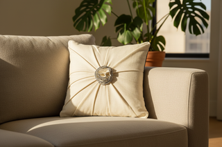 Ivory Gardenia Cushion Cover Mood Shot